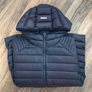 Soia & Kyo Lightweight Hooded Puffer Jacket Large